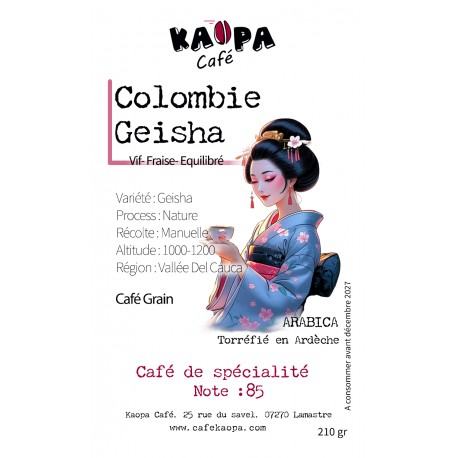 Geisha Colombie