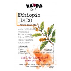 Ethiopie - Yirgacheffe - Gedeo - Idido - Grade 2 - Lavé