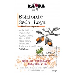 Café Ethiopie Sedi Loya, Goji la sauterelle