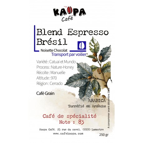 Brésil — Espresso Blend (Cerrado, José Carlos Grossi)